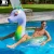 Import heavy duty PVC glitter inflatable dragon shaped transparent swimming ring pool float durable vinyl adults water lounger swim toy from China