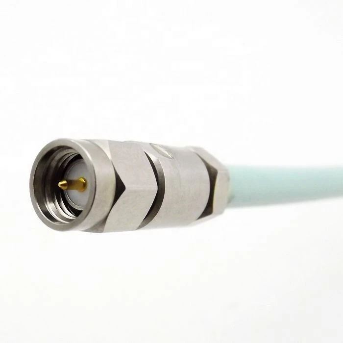 high frequency 18 GHz SMA Cable Assemblies with low loss phase stable microwave communication