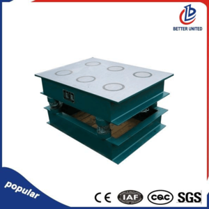 high frequency horizontal vibration table for concrete molds