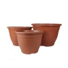 High Impact Outdoor Nursery Plastic Plant Pots For Sale With Drainage Hole