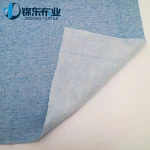 High Quality 85% Polyester 15% Cotton Melange Terry Fleece Fabric