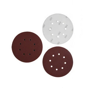 High Quality Abrasive Sanding Paper Disc with 8 holes