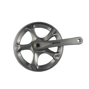 High quality alloy chainwheel and crank for city bike or folding Bicycle