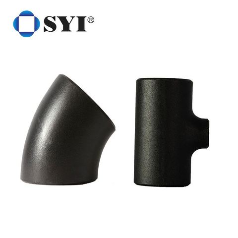 Buy High Quality Black Color Schedule 40 80 Carbon Steel Pipe Fittings ...