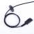 High quality Call center telephone headset with Plantronics QD connector with noise cancelling microphone