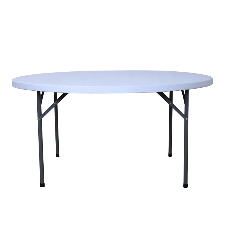 High quality dining catering 10 people round folding table designs