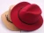 Import High Quality Faux Wool Felt Cowboy Hat Polyester Felt Panama Hat with Belt For Men Women from China