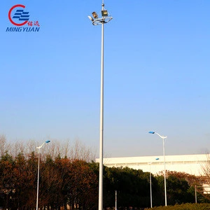 High quality galvanized custom steel pipe street light pole