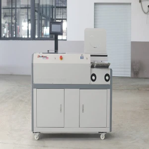 High Quality Glue Perfect Book Binding Machine with Single Roller
