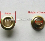 High-quality gold metal eyelet for garment