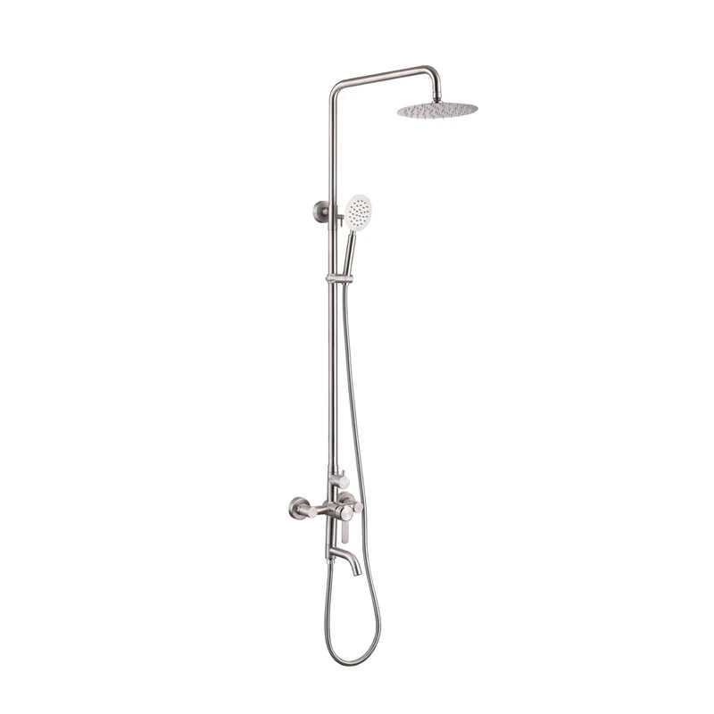 high quality HST01 In wall bath rain shower sets with slide bar