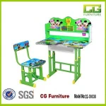 High quality kids study table and chairs for school furniture