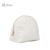 High quality makeup gift bag wholesale white lady lace evening clutch bag with pearl zipper