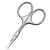 Import High-quality mini stainless steel curved round grooming scissors eyebrow cutting round tip makeup beauty nose hair scissors from China