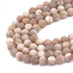 High Quality Natural Sunstone Matte Sunstone Loose Gemstone For DIY Jewelry