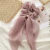 Import High Quality New Double Bow Bowel Ladies Long Ribbon Lace Hair Large Scrunchies For Women and Girls from China