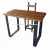 Import High Quality Powder Coating Flat Bar Black Steel Furniture Table Frame from China