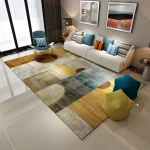 High quality printed outdoor Non-woven fabric non slip foam floor mat