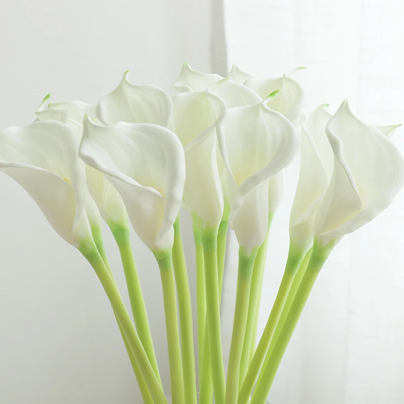 High quality real touch artificial flower PU calla lily artificial flower for home decor calla lily home decor artificial flower
