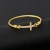 Import High Quality Simple Design Gold Plated Cross Bracelet Women Bracelets Stainless Steel Bracelet from China