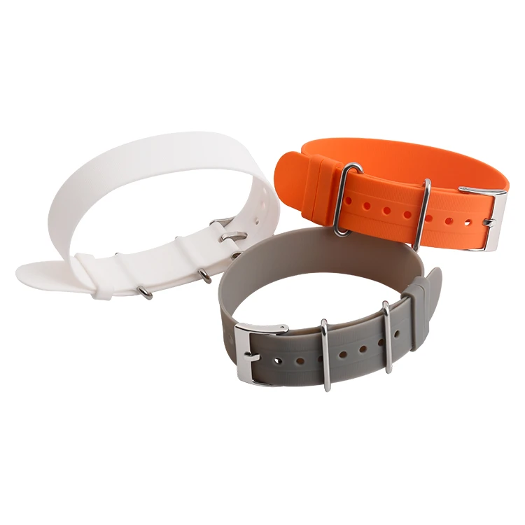 High Quality Soft Silicone Rubber Watch Band Strap