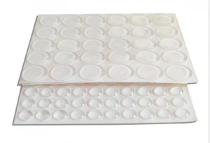 High quality supplier for self adhesive silicone rubber feet for medical use