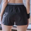 High Quality Two-Piece Quick-drying Sports Shorts Summer Yoga Fitness Women Running Anti-Glare Shorts Breathing Silm Shorts