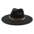Import High Quality Wholesale Wool Felt Fedora Hat Wide Brim Fedoras Simple British Style Winter Solid Classic Panama Jazz Cap from China