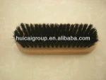 High Quality Wooden Handle Pig Hair Shoe Brush
