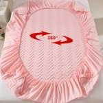 High Quality:Microfiber Quilted Mattress Protector,Filling 140gsm Polyester,Anti-Slip Quilted Bedspreads.BSCI,OEKO-TEX100