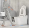 High-tech intelligent toilet automatic flip wc floor mounted  electric bidet smart wash s-trap  bathroom