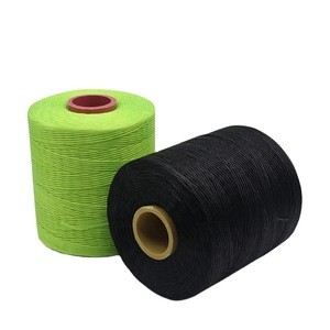 High toughness, good price, 100% polyester fiber 0.8MM  flat braided waterproof truck shoe wax thread