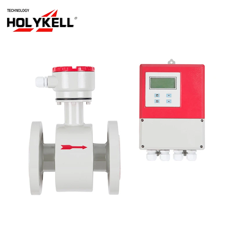 Holykell DN100 Sanitary type milk flow sensor price milk flow meter