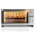 Import home bakinig toaster electric oven 25L with convection and rotisserie from China