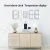 Import home decor sound control temperature display digital alarm 3d wall clocks with blue tooth app control from China