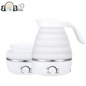 Home portable fold electric heat kettle Intelligent temperature control warm electric kettle