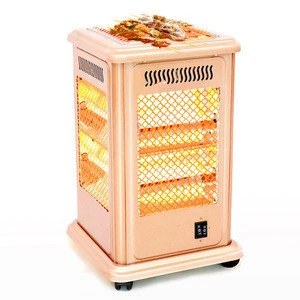 Home Winter Electric Halogen Room Heaters Barbecue Oven Stove 5 Sides Electric Room Quartz Heater