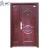 Import Hospital metal safety fire emergency exit double door fire door from China