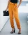 Import Hot new product in summer 2020 solid color straight pants commuter ol temperament versatile pants adjustable belt from China