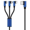 Hot products OEM 3 in 1 usb cable fast multi charging cable
