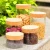 Import Hot sale 100ml 4 oz glass jar for candle with cork lid from China