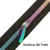 Import hot-sale  #3  #5 #7 rainbow  long chain nylon  zipper  for fashion bags from China