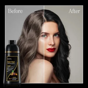 Hot sale black hair shampoo brands white to black shampoo cover grey hair hair dried shampoo