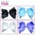 Import Hot Sale Cartoon Pattern Grosgrain Hair Bows With Clip Bowknot Metal Barrette For Kids from China