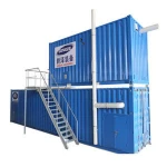 Hot sale cow bedding regeneration recycle system for cow mattress material as solid-liquid manure separation