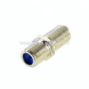 Hot sale F female to F female Connector F81 / DUAL F FEMALE W/NUT connector adapters cheaper price