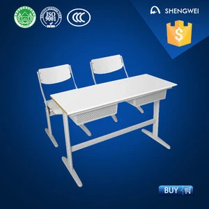 Hot sale factory price customized cheap double school kids desk and chair