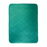 Hot sale flannel fleece memory foam SBR back bath mat