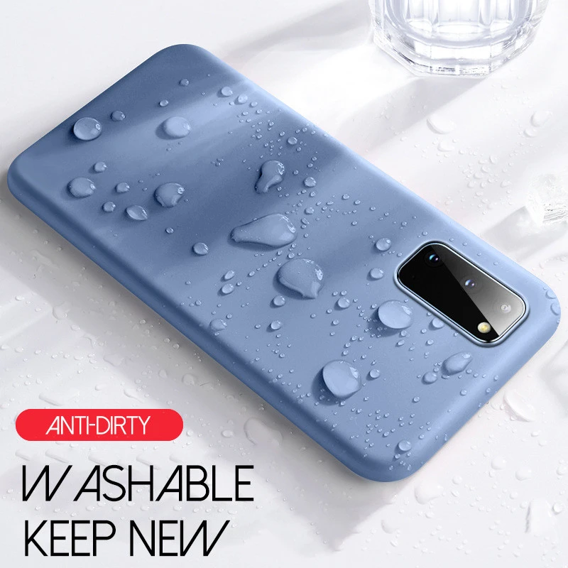 Hot Sale Full Protection Shockproof Liquid Silicone Soft Bumper Phone Case For Samsung S21 Ultra