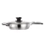 Hot Sale Household Cookware 25 pcs 410/201 Stainless Steel die cast aluminum cookware set with Pot/Steamer/Milk Pot/Knife